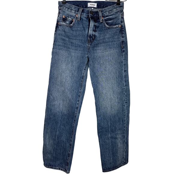 Pistola Lexi Mid Rise Bowed Straight Jean, Size 24 - Picture 1 of 9